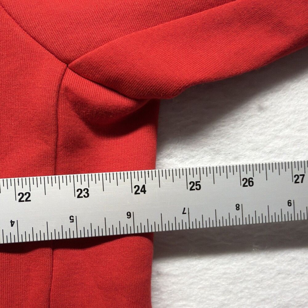 Nike Tech Fleece Full Zip Hoodie Red Black CU4489-657 - Men's Size XL - Picture 6 of 8